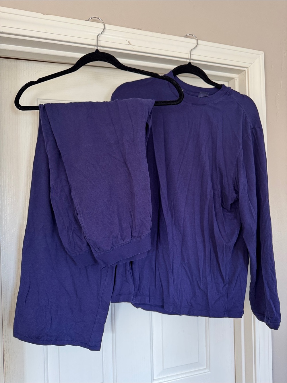 Skims purple boyfriend lounge set - Picture 3 of 6